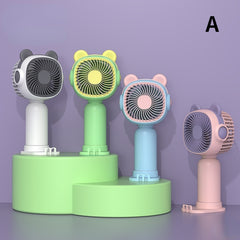 Kawaii Mini Handheld Fan - Portable Summer Cooling Fan