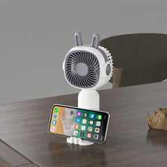 Kawaii Mini Handheld Fan - Portable Summer Cooling Fan