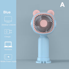 Kawaii Mini Handheld Fan - Portable Summer Cooling Fan