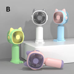 Kawaii Mini Handheld Fan - Portable Summer Cooling Fan