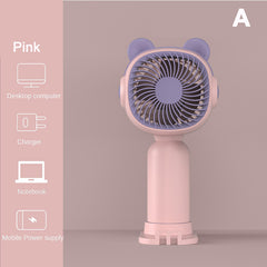 Kawaii Mini Handheld Fan - Portable Summer Cooling Fan