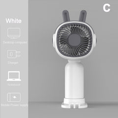 Kawaii Mini Handheld Fan - Portable Summer Cooling Fan